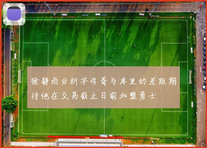 徐静雨分析字母哥与库里的差距期待他在交易截止日前加盟勇士